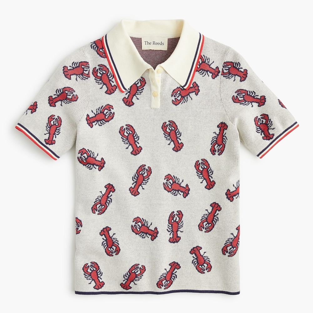 J. Crew The Reeds Lobster Sweater